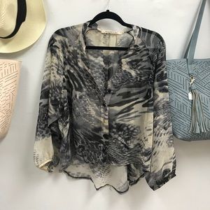 LF PRINTED BLOUSE