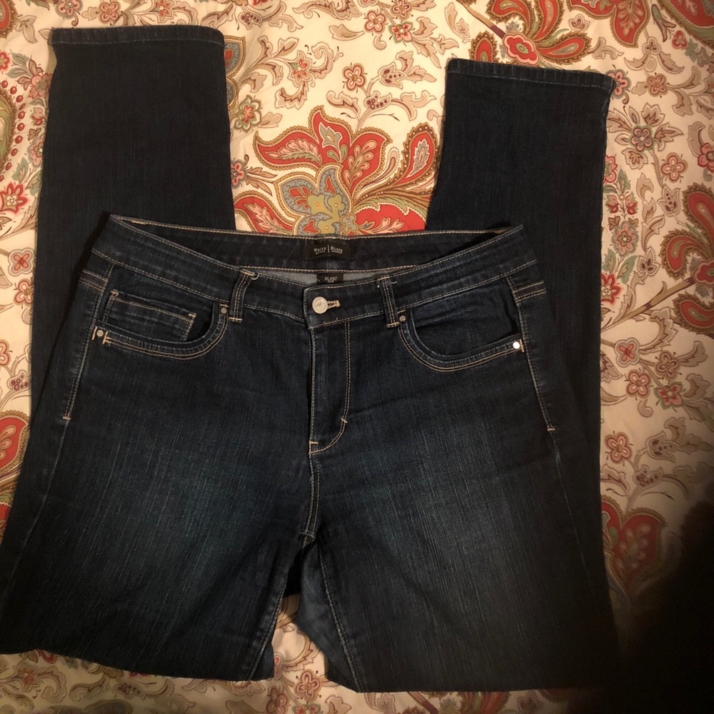 White House Black Market Jeans Blanc 10R