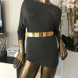 New!! Gray long sleeve shirt