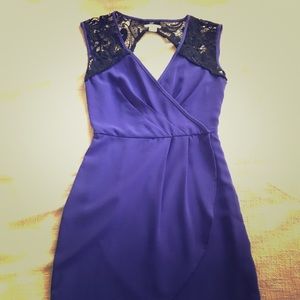 Peacock blue Bar III  cocktail dress XS