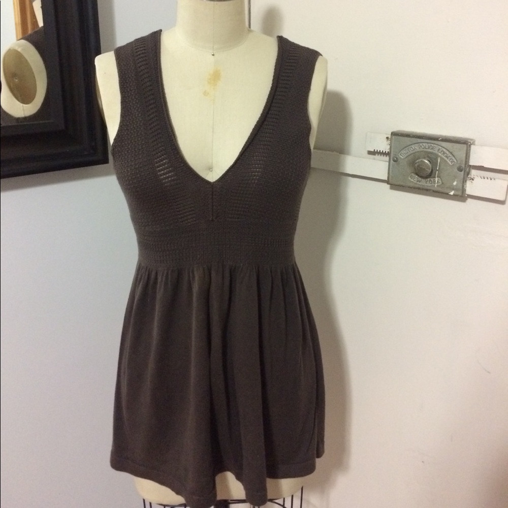 Banana Republic Chocolate Knit Top