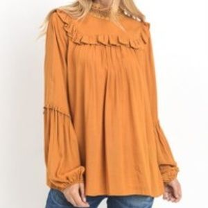 Mustard Long Sleeve Top
