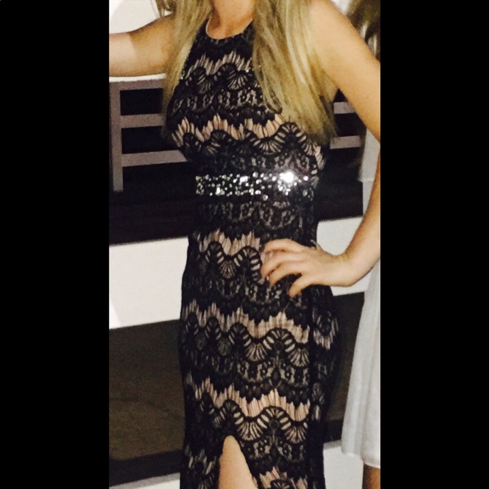 Elegant Black Evening Dress, Prom, Party Dress