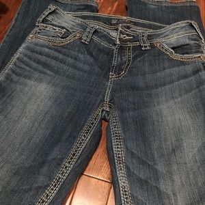 Silver Bootcut Jeans