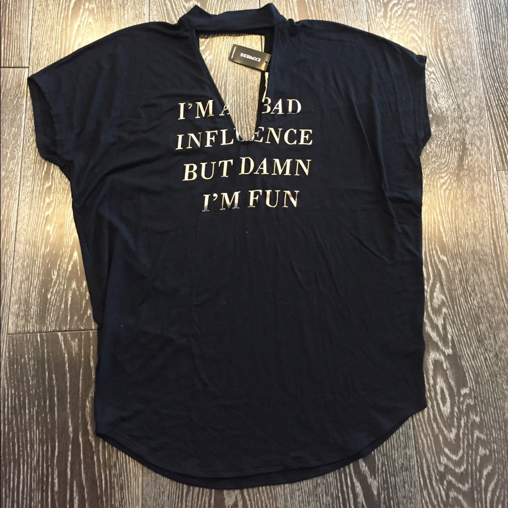 NWT Express graphic chocked tee XS