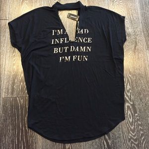 NWT Express graphic chocked tee XS