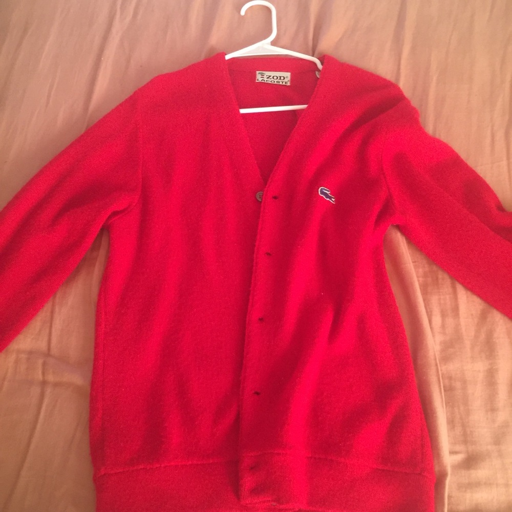 S vintage Lacoste cardigan