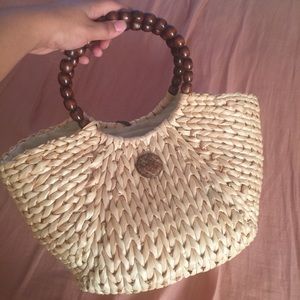 Very sturdy wicker purse