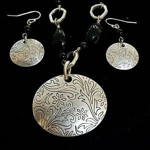 Lia Sophia Necklace and Earring set