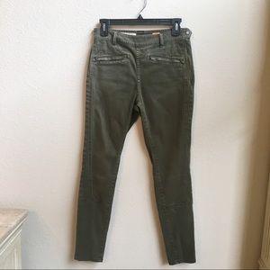 Anthropologie olive green pants by Pilcro