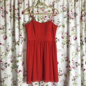 Nine West Cocktail Dress with pleats. Size 8.