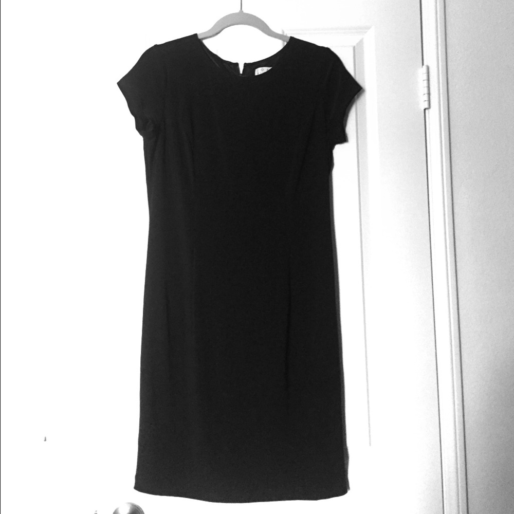 Black Joan Rivers stretchy pencil dress.