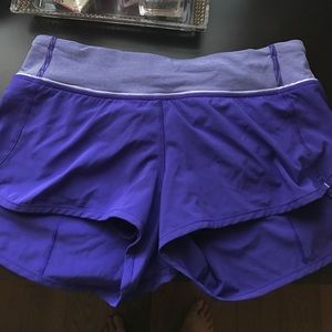 Lululemon Speed Shorts Size 4!!