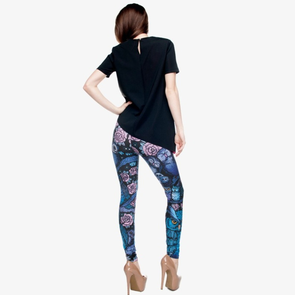 SALE Night Owl Leggings Yoga Pants - Picture 5 of 8