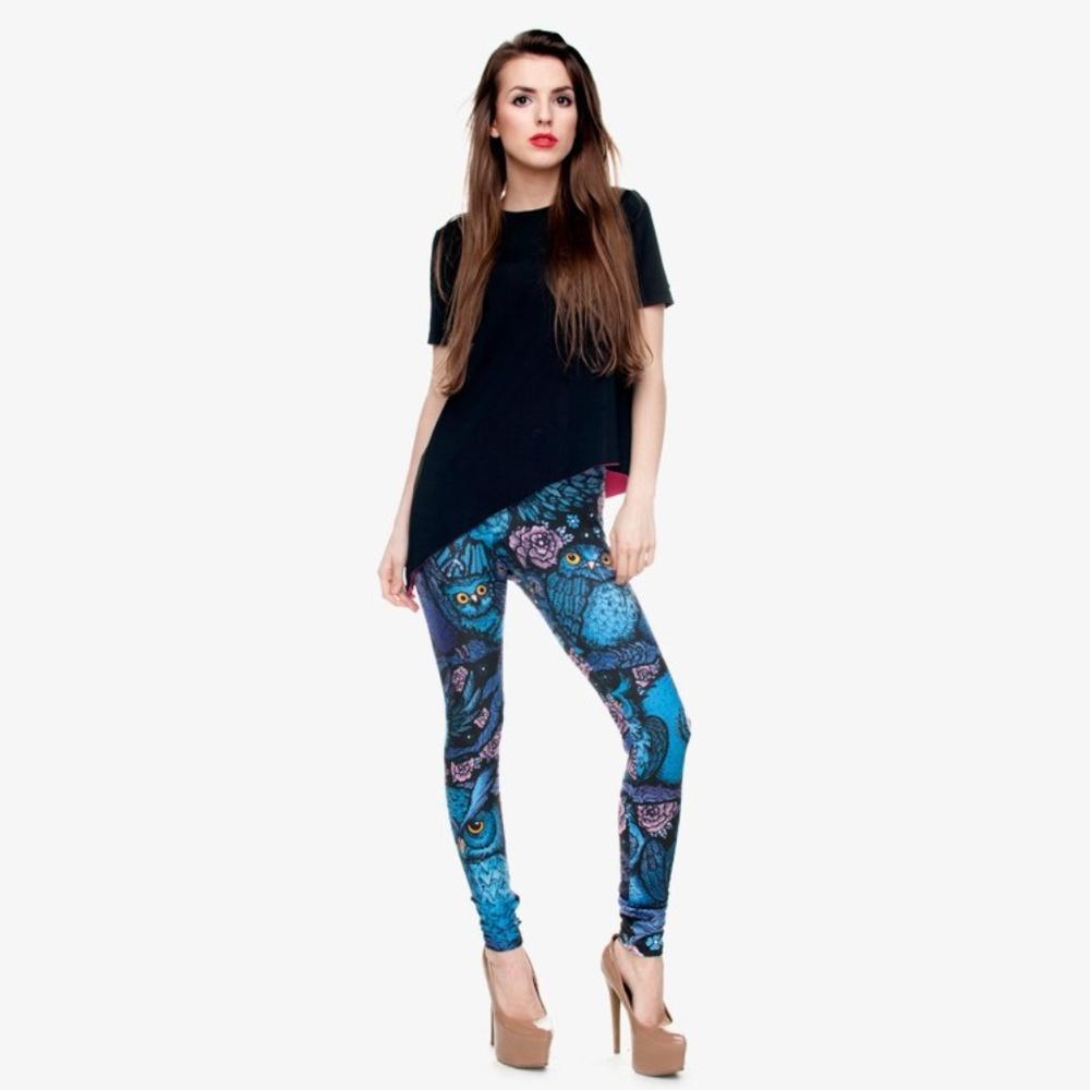 SALE Night Owl Leggings Yoga Pants - Picture 7 of 8