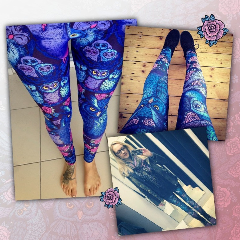 SALE Night Owl Leggings Yoga Pants