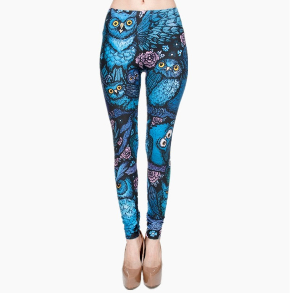SALE Night Owl Leggings Yoga Pants - Picture 3 of 8
