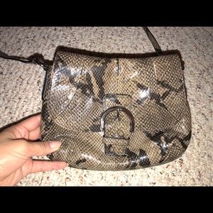 Coach Faux Snakeskin Crossbody