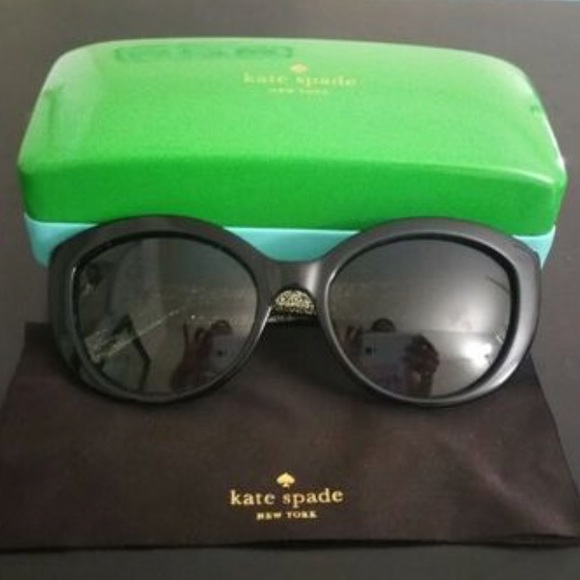 Kate Spade Black Cat Eye Sunglasses