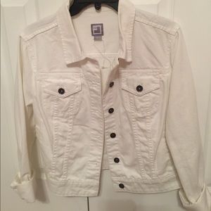 NWOT White Jean Jacket
