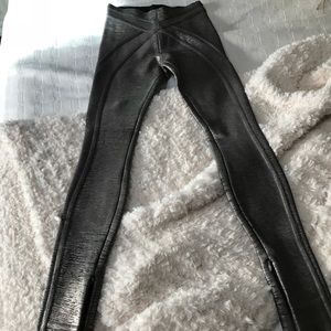 Herve ledger gunmetal hot pants