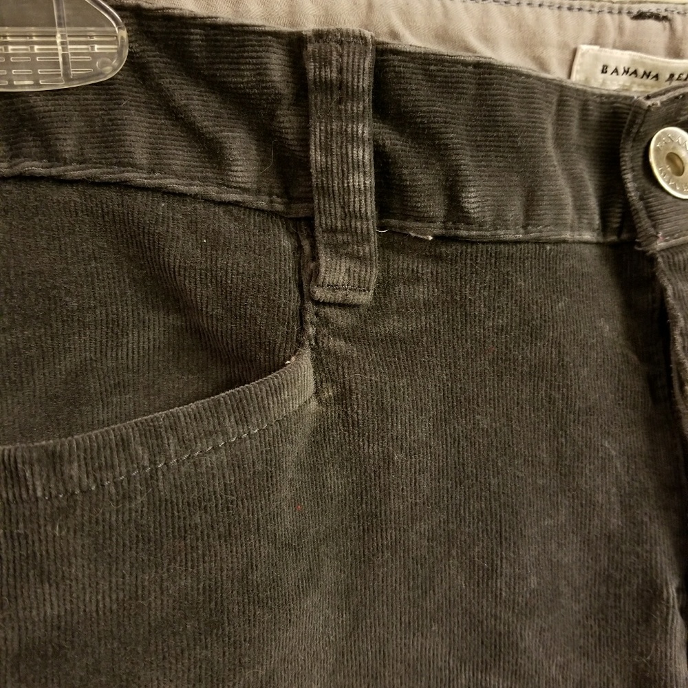 Banana republic gray corduroy pants