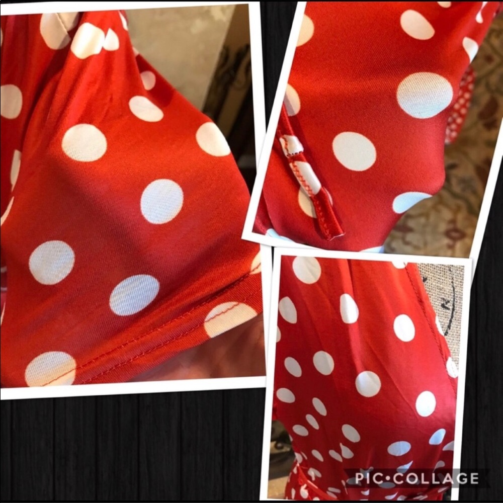 Boho polka dot maxi wrap dress - Picture 8 of 8
