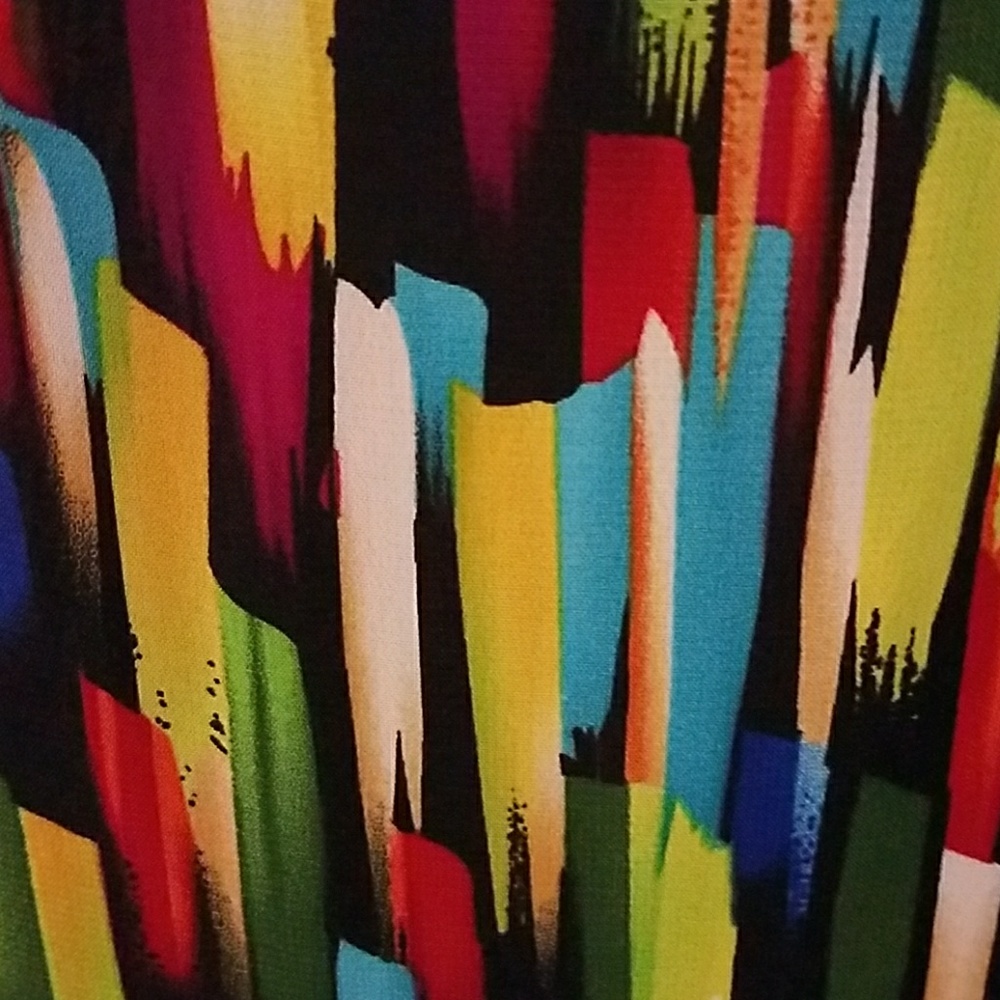 Multi-Colored Polyester Tank - Picture 2 of 4