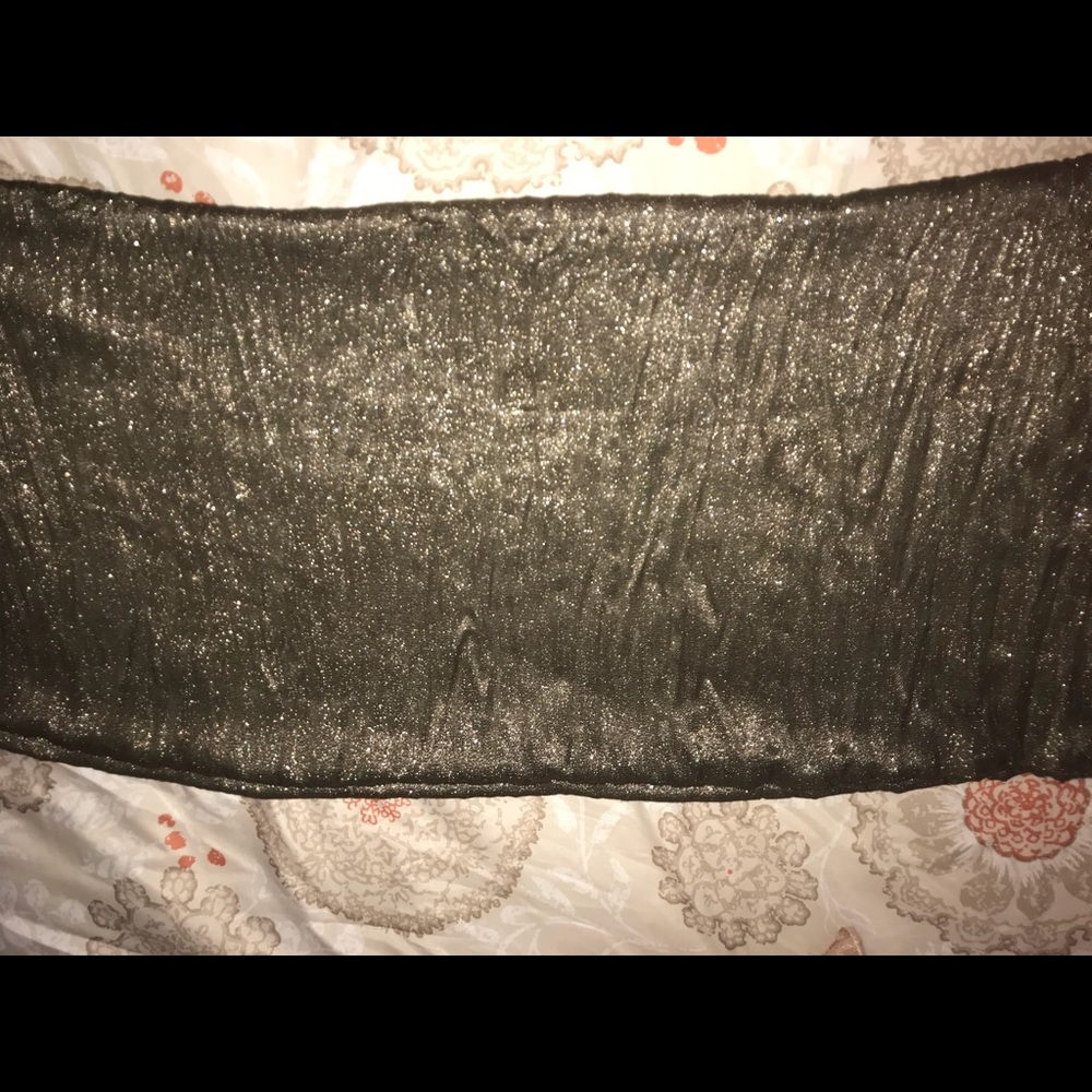 Express Olive Green Sheer Shimmer Scarf