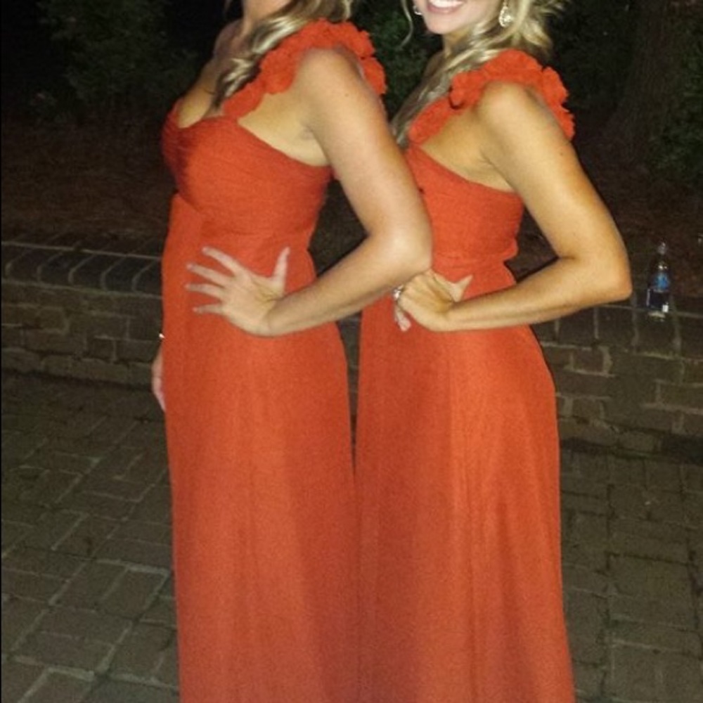 Jordan Bridesmaid Formal Dress in Spice. Size 4.