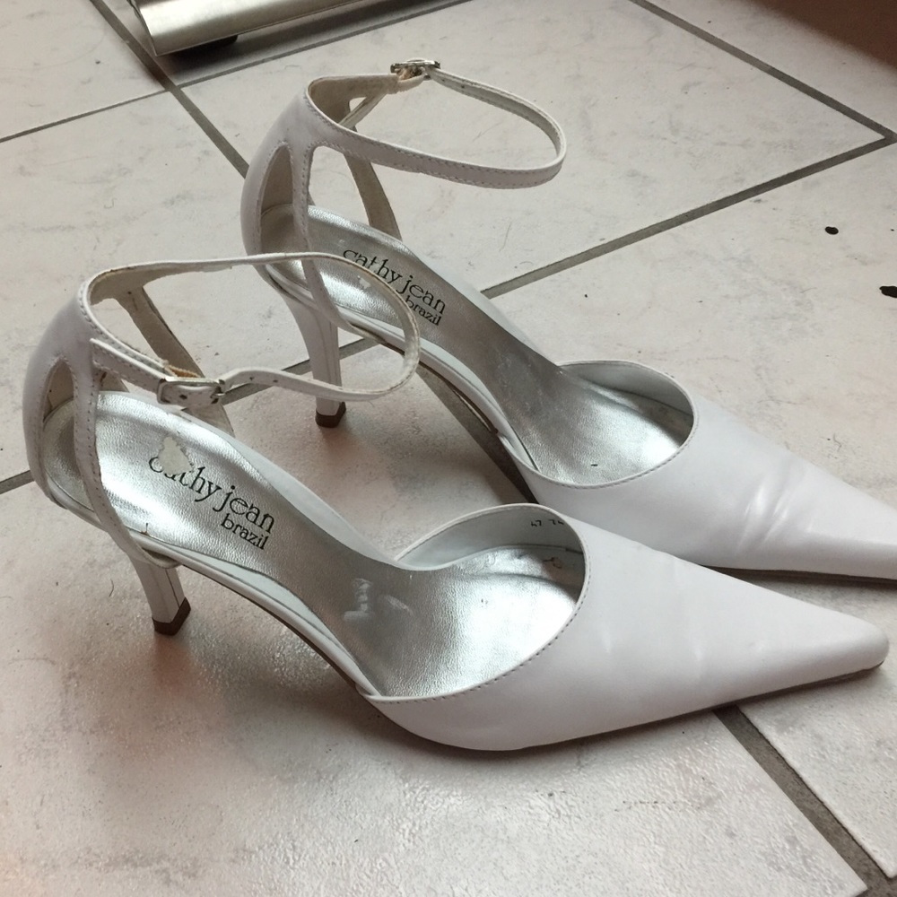 Cathy Jean Brazil 👠👠Leather 3” heels.