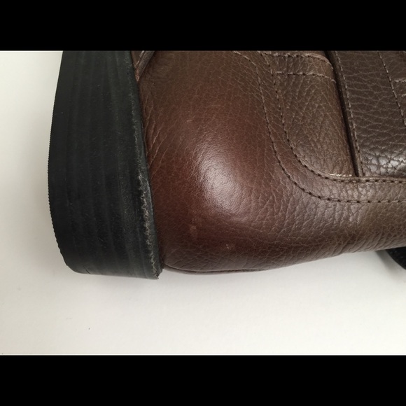 7forallmankind Brown Leather Ankle Booties - Picture 6 of 7