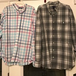 2 button down shirts