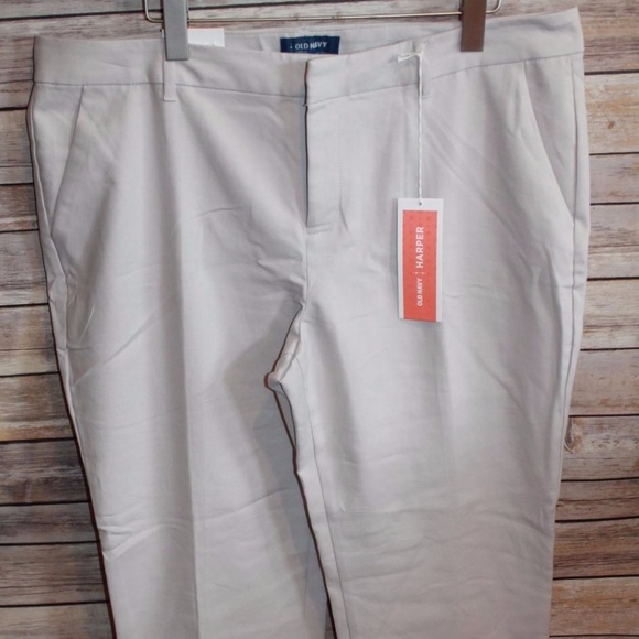 Old Navy Pants - NWT Old Navy Harper Ankle Length Khaki 16 HW651