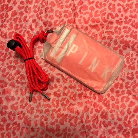 VS PINK Coral Lanyard & Card Holder - Picture 2 of 3