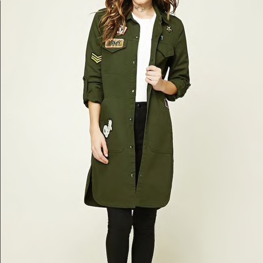 “I ❤️ Paris”Longline Utility Jacket