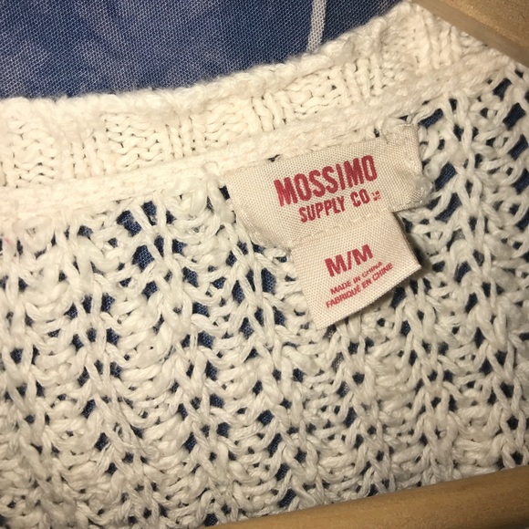 white/cream sweater cardigan - Picture 2 of 2