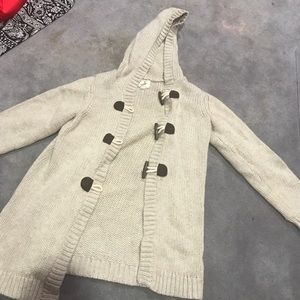 KIDS CREAM CARDIGAN