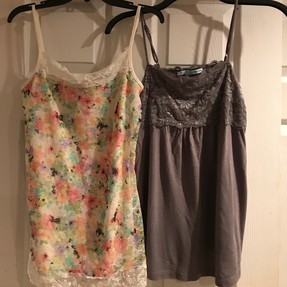 Bundle of lace camisoles