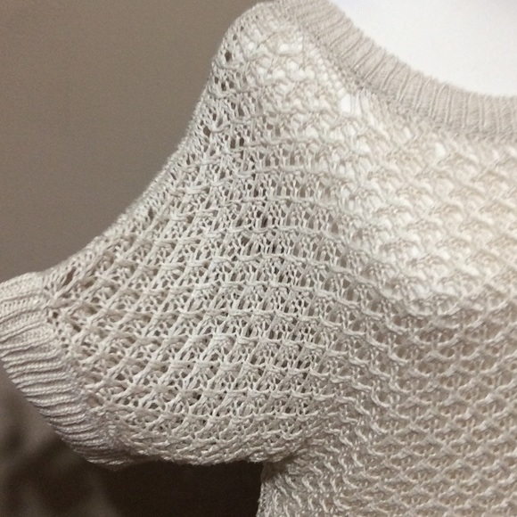 Crochet/Knit Dolman Sleeve Sweater - Picture 2 of 7