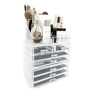 Acrylic storage organizer set 3 piece