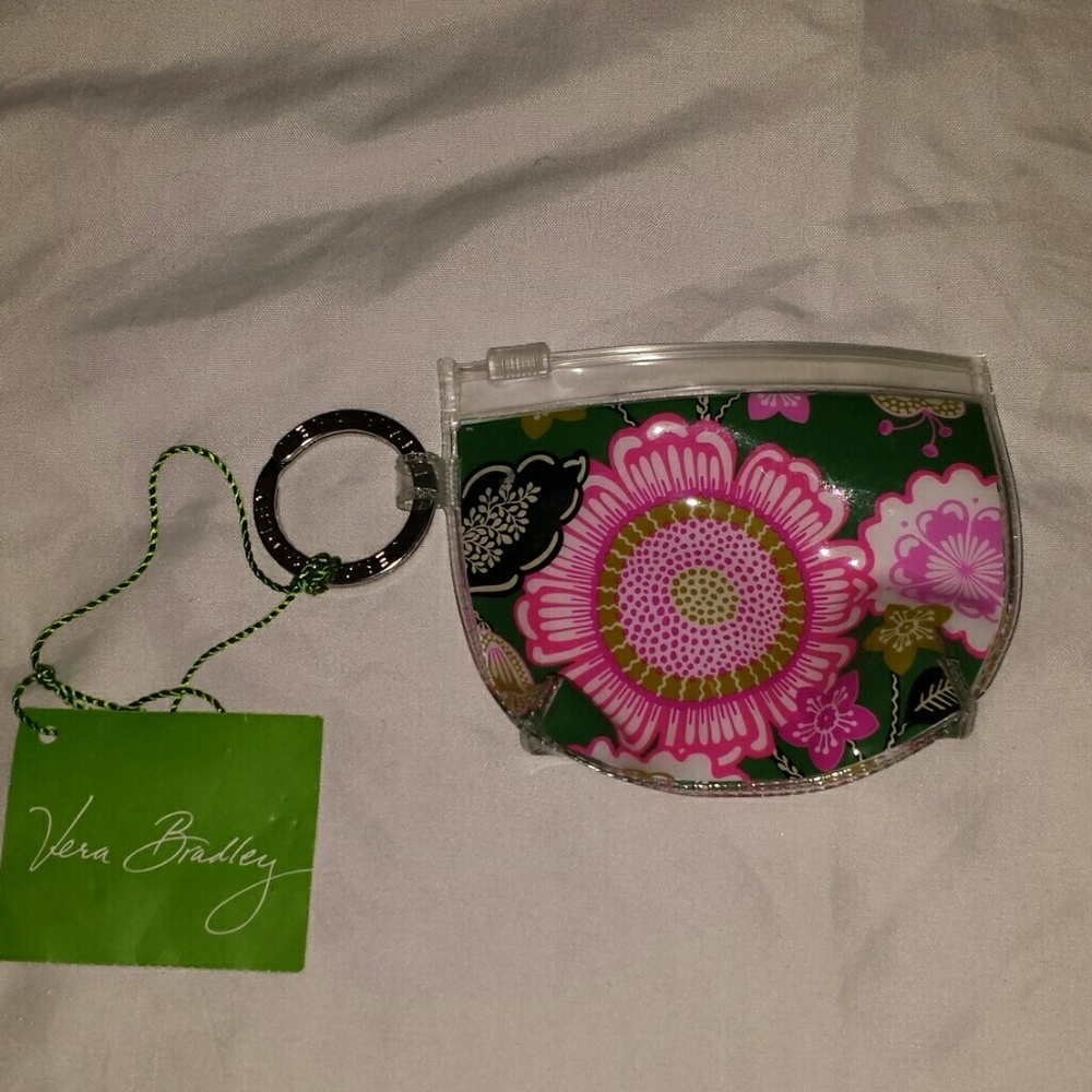 Nwt Vera Bradley coin keychain