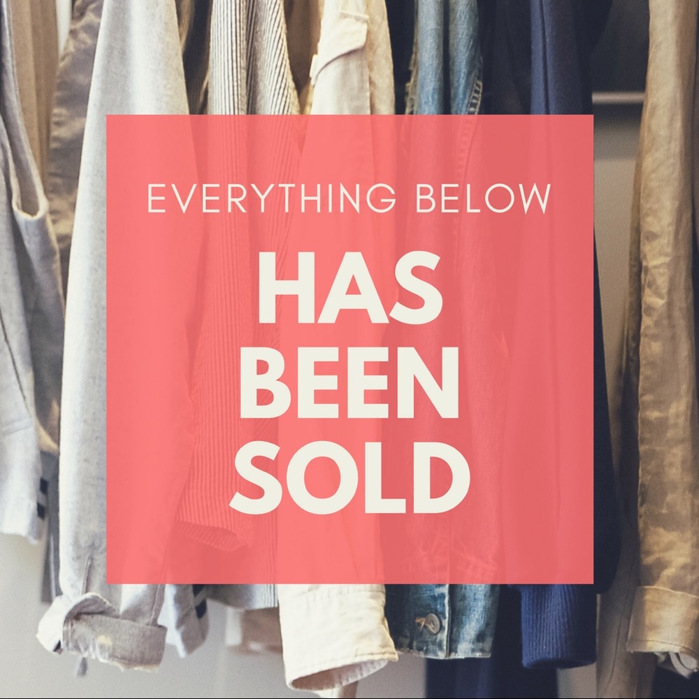 Everything Below Is Sold