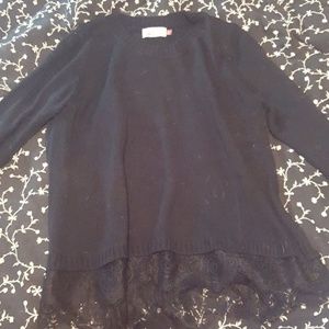 SO authentic heritage black sweater