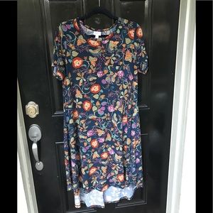🦄LulaRoe Floral Carly - Slinky Material❤️