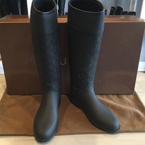 🎈SOLD🎈Gucci Signature GUCCISSIMA Rain Boots