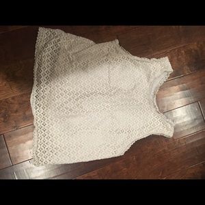 Flowy knitted tank top shirt