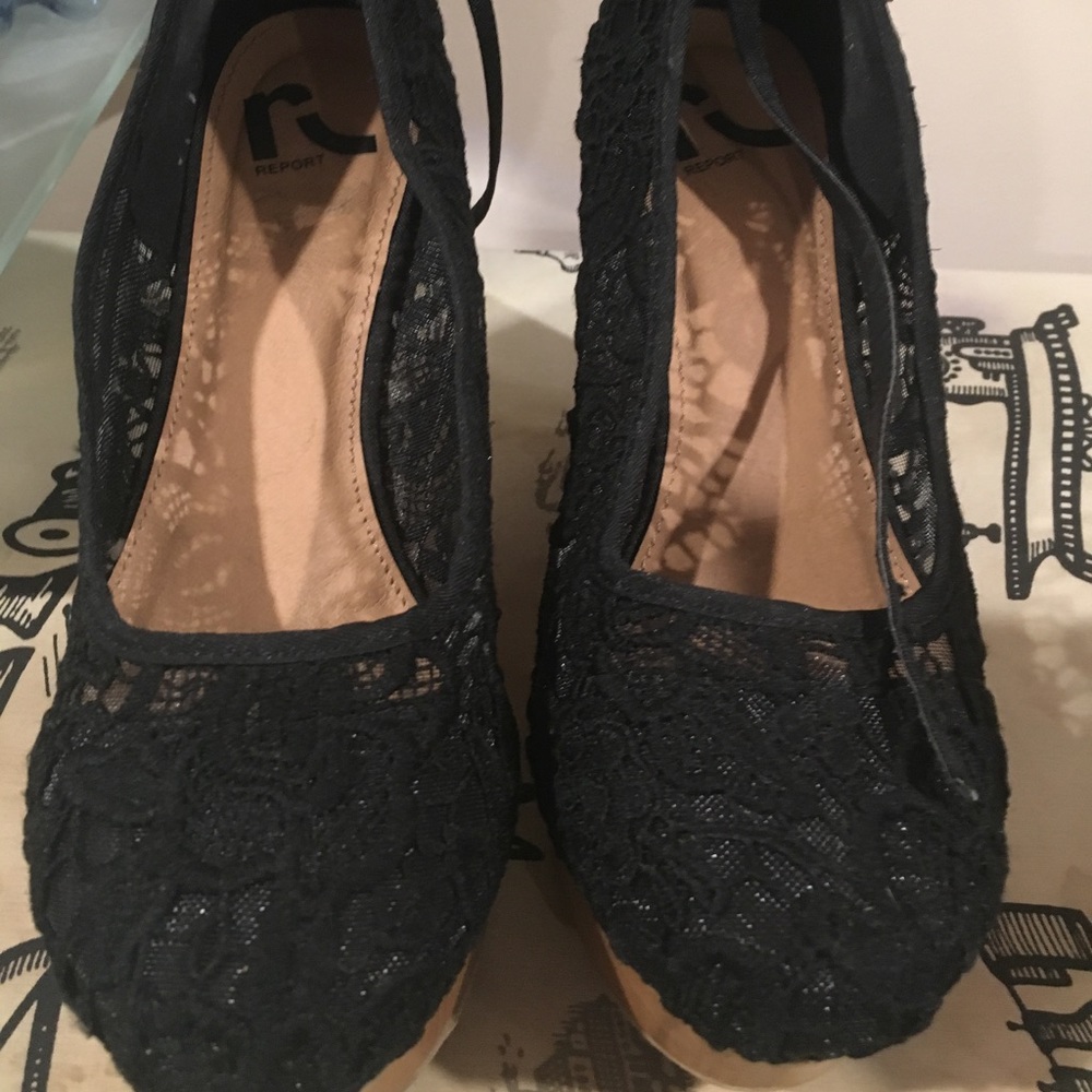 Wedges size 9 WORN TWICE