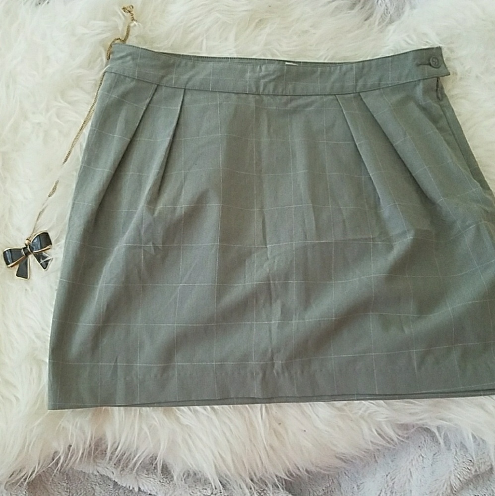 Urban Outfitters Gray Work Skirt