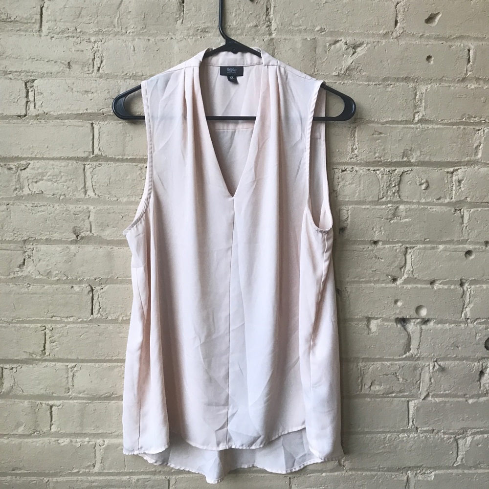 XL blush dressy tank